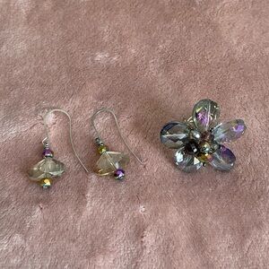 Ring + Matching Earrings Set